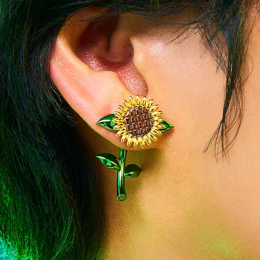 Sunflower Earring