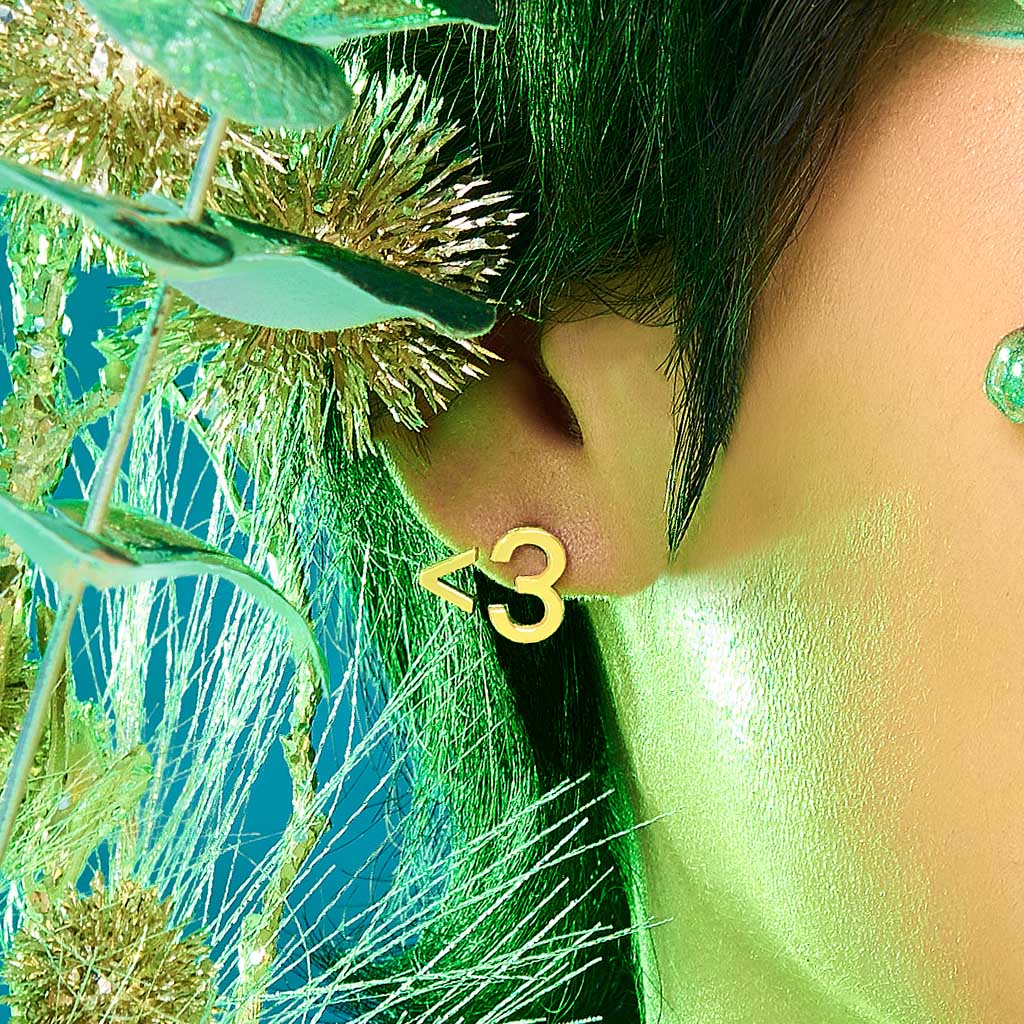 Less Than Three Earrings