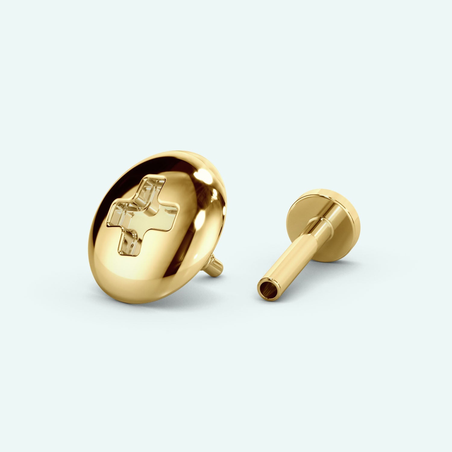 Screw Flat Back Earring