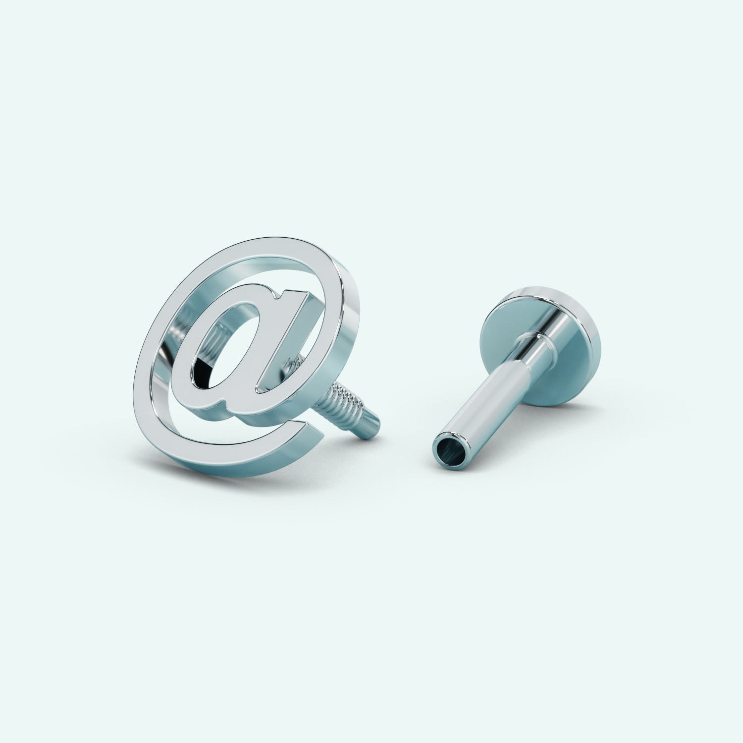 @ Flat Back Earring
