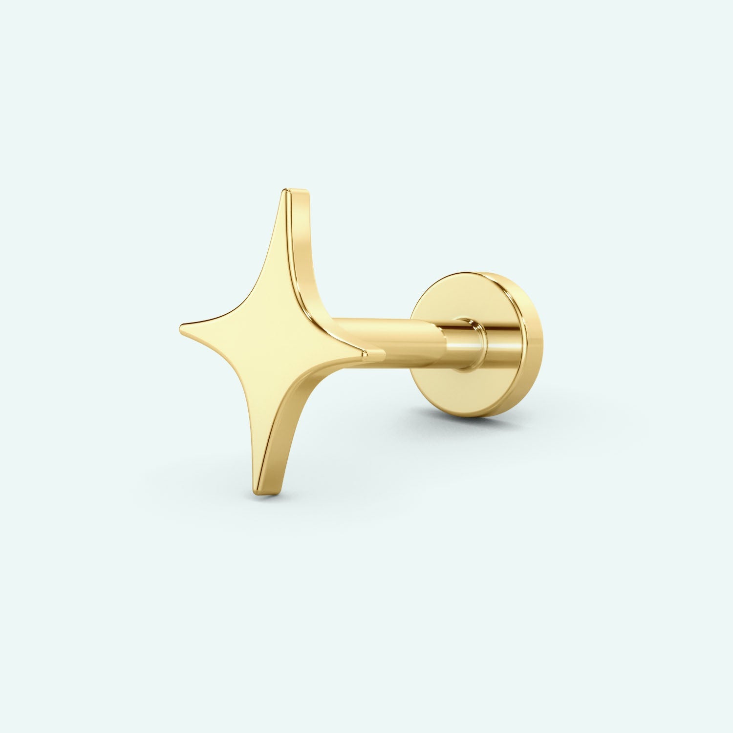 Sparkle Flat Back Earring