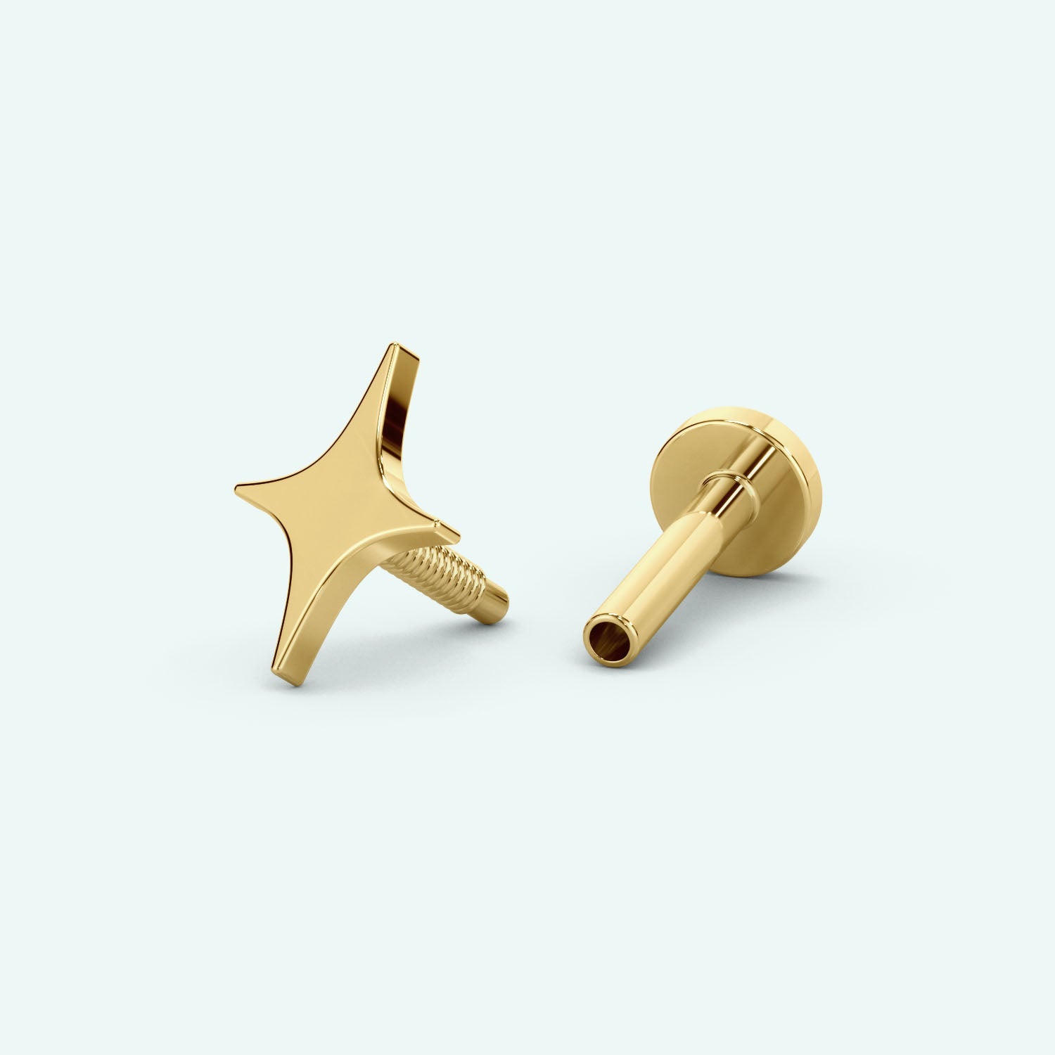 Sparkle Flat Back Earring
