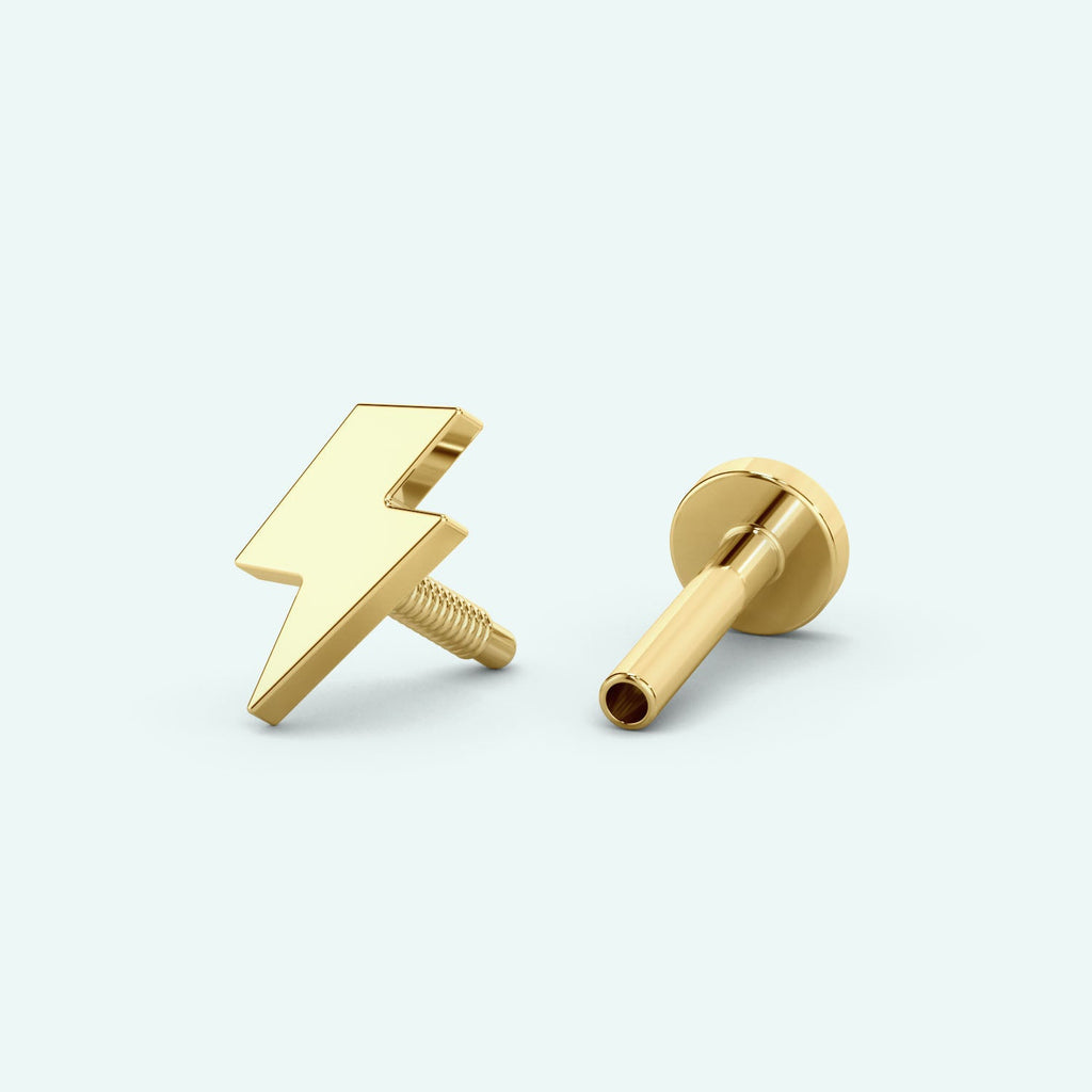 Bolt Flat Back Earring