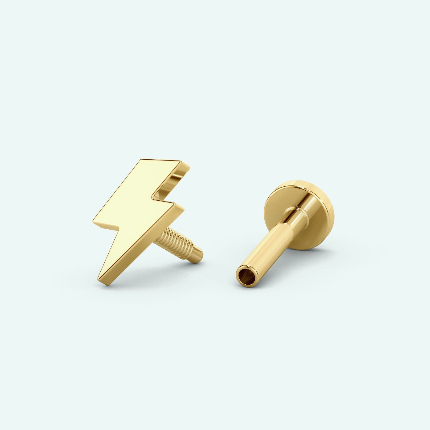 Bolt Flat Back Earring