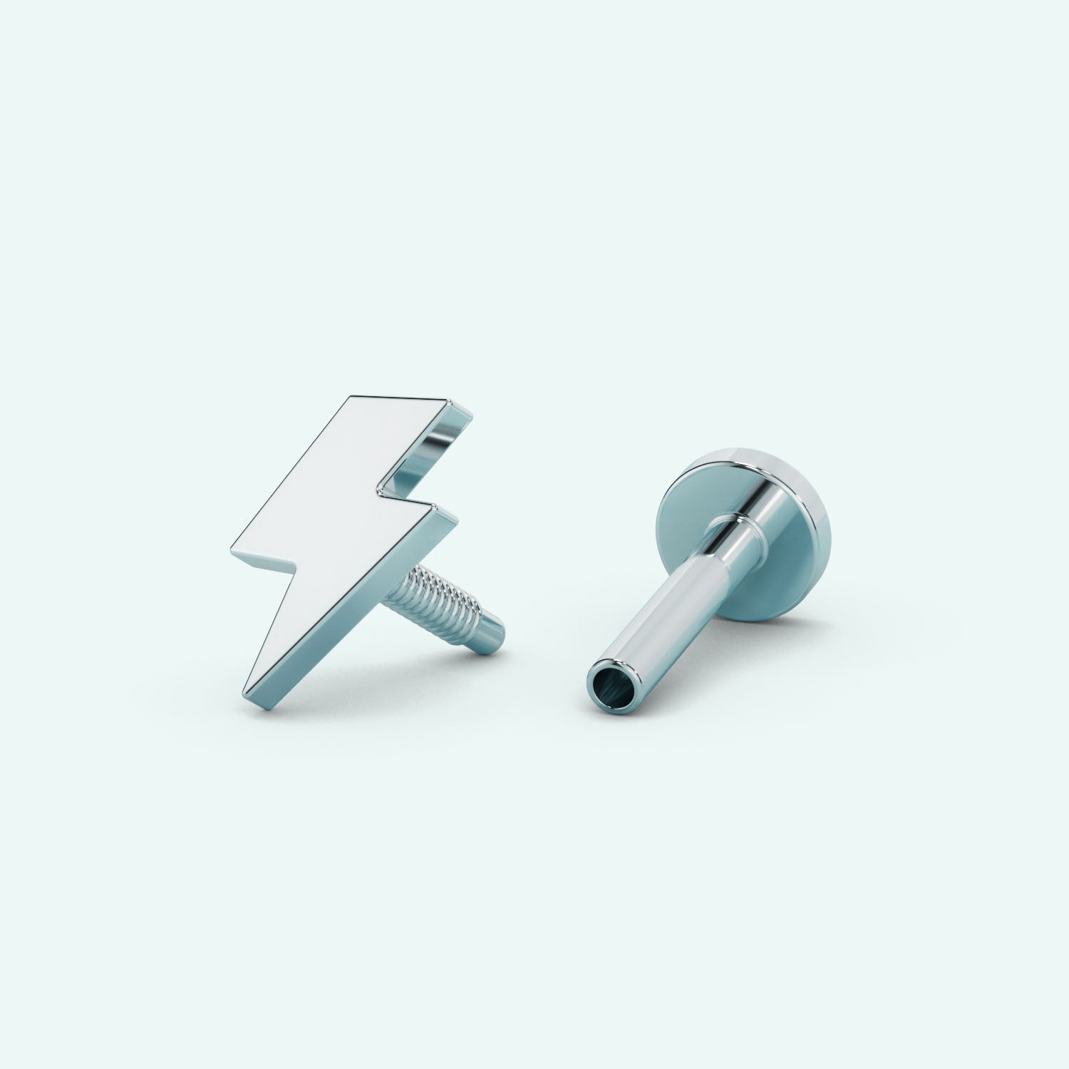 Bolt Flat Back Earring