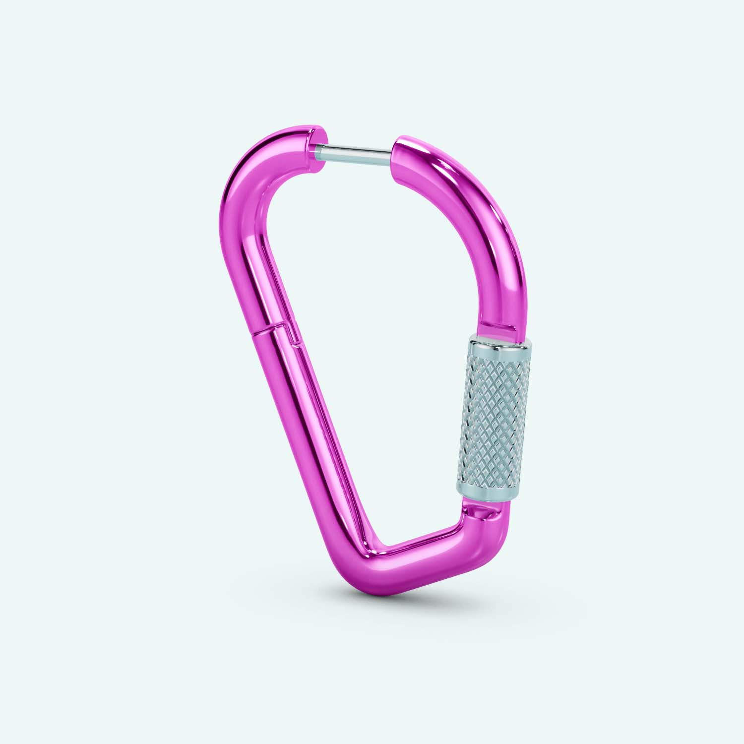 Mini Carabiner Earring