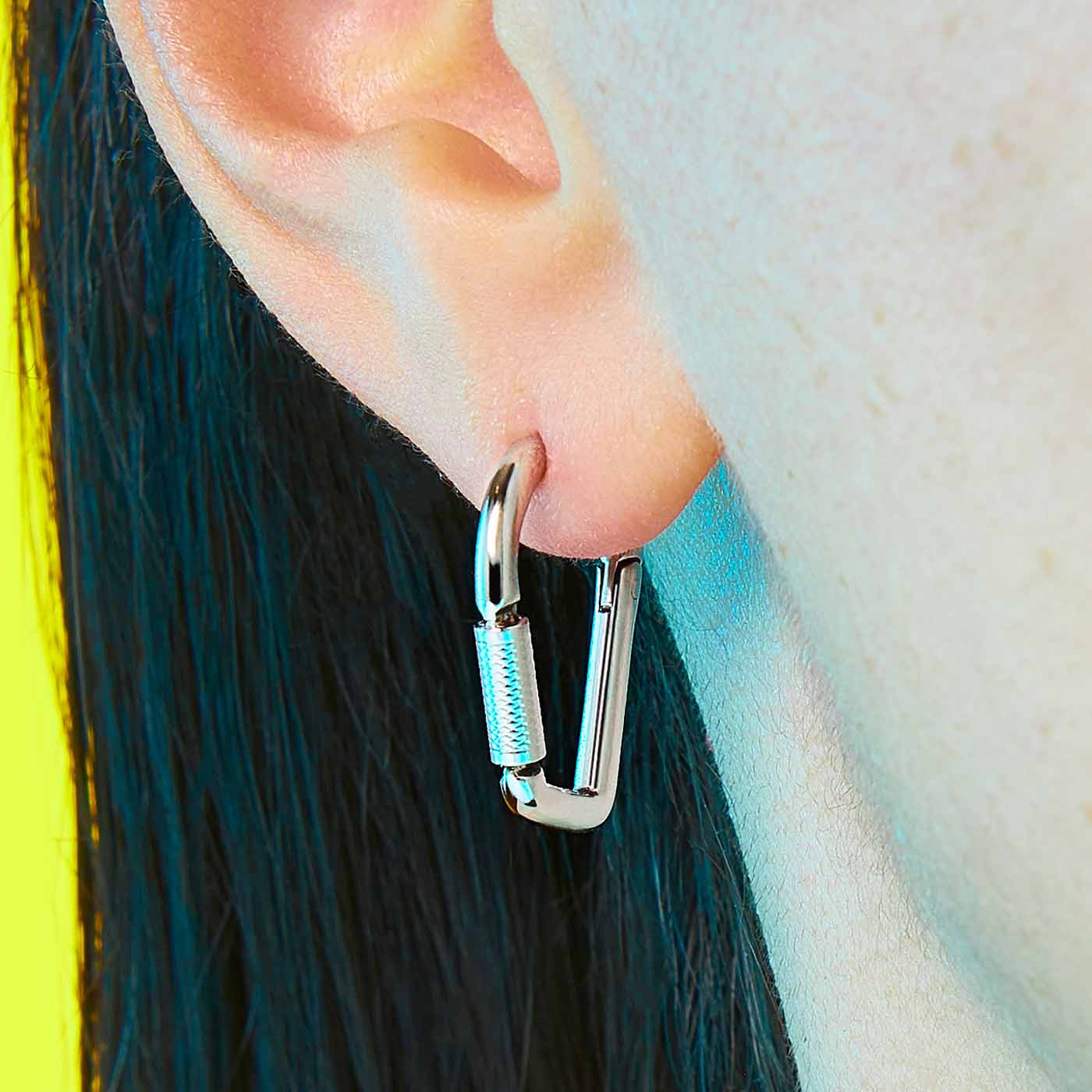 Mini Carabiner Earring
