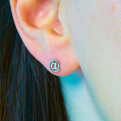@ Flat Back Earring