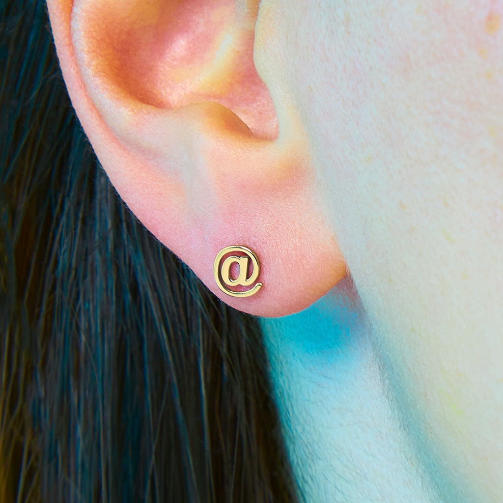 @ Flat Back Earring